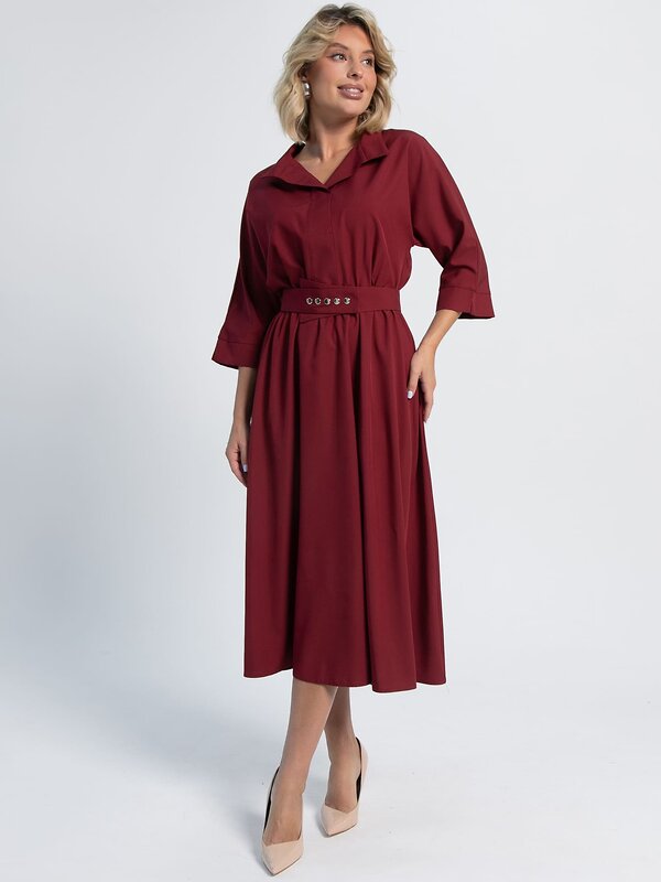 LT Collection Платье 603079 П16154-16М Бордо