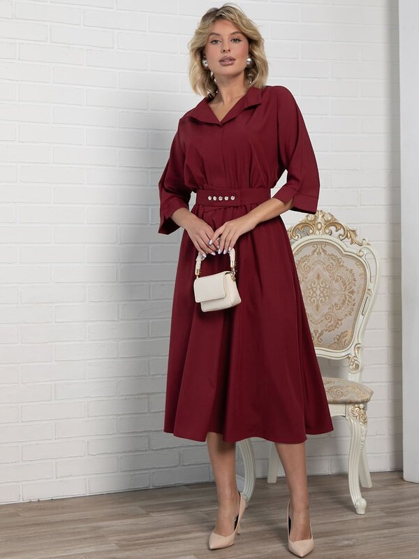 LT Collection Платье 603079 П16154-16М Бордо
