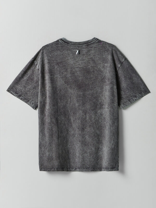 MARK FORMELLE Футболка 603113 111927 ACID WASH т.серый +печать