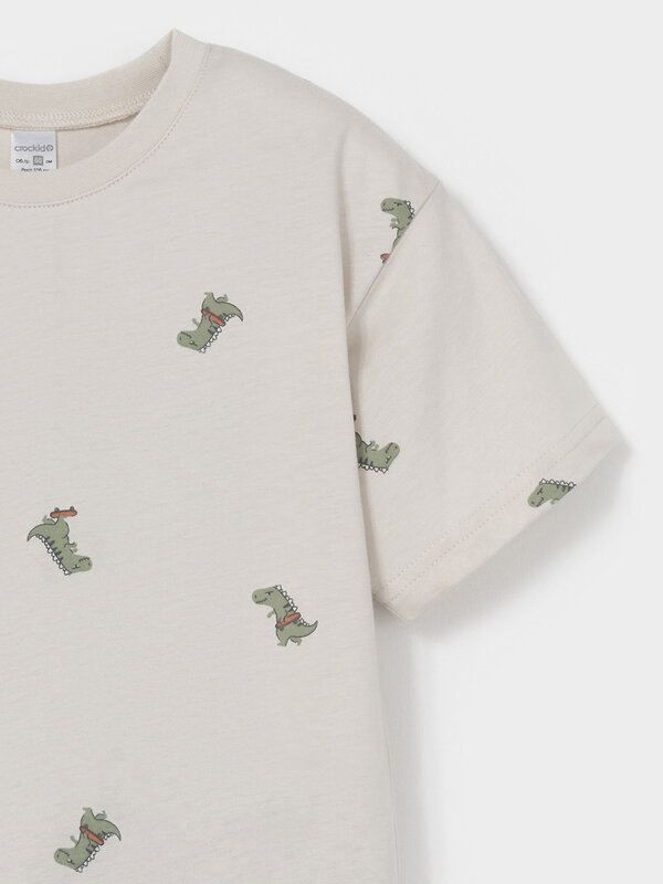 CROCKID Пижама 603527 МП 1697 кремовый, хаки