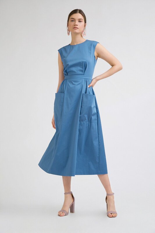 Emka Fashion Платье 95866 PL613/neptune синий