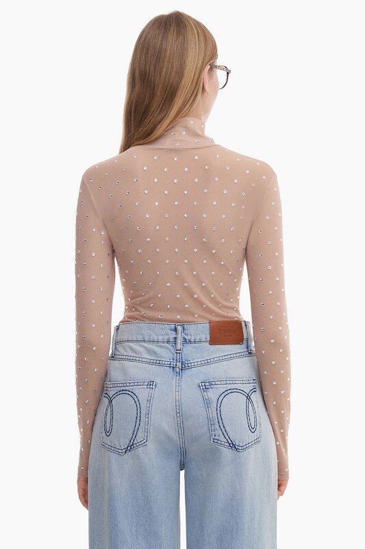TOPTOP STUDIO Боди 603982 TTS.020.14056.110 Бежевый