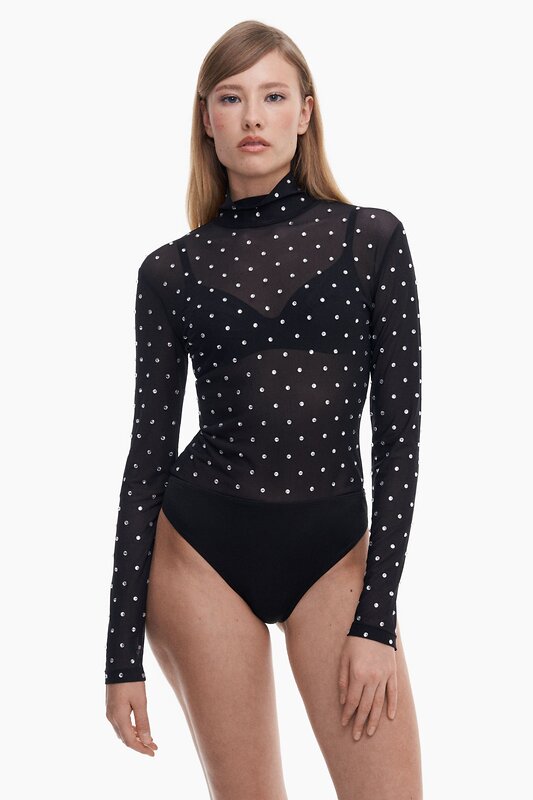 TOPTOP STUDIO Боди 603983 TTS.020.14056.900 Черный