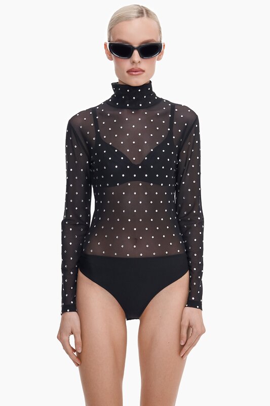 TOPTOP STUDIO Боди 603983 TTS.020.14056.900 Черный
