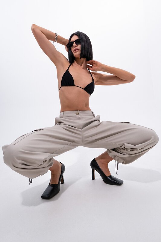 TOPTOP STUDIO Брюки 603992 TTS.030.12314.110.02266 Бежевый