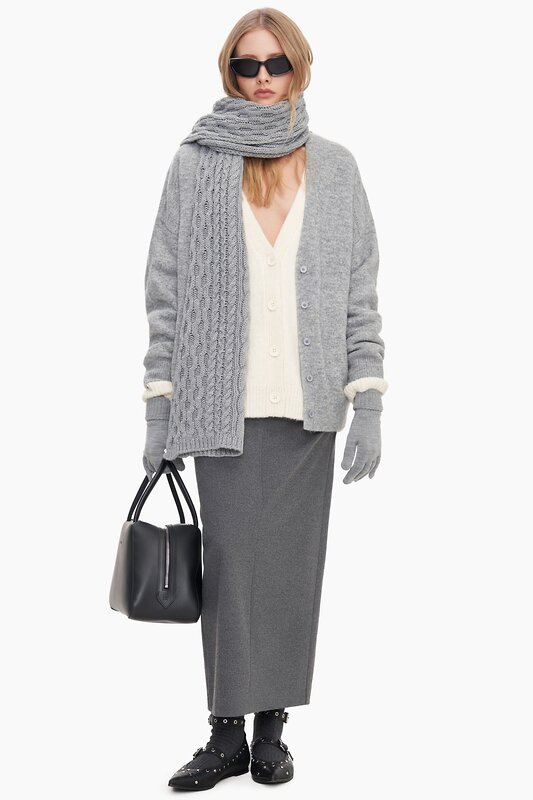 TOPTOP Шарф 604233 TT.607.15147.800 Серый