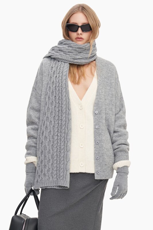TOPTOP Шарф 604233 TT.607.15147.800 Серый