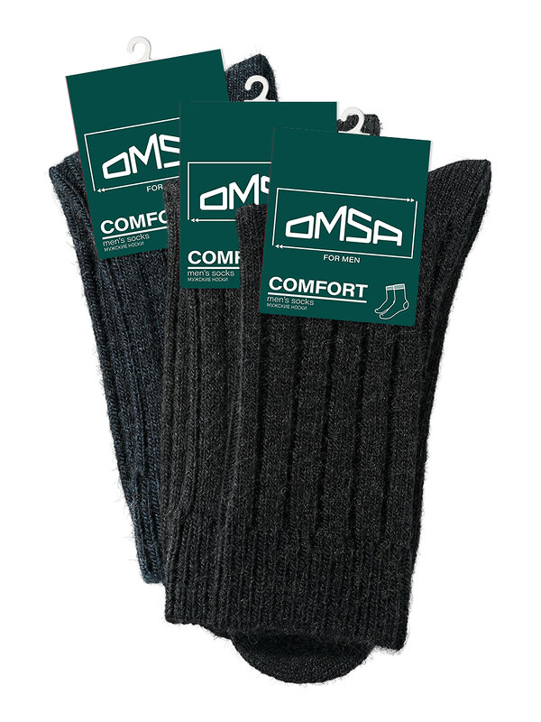 Omsa Носки 604481 OMSA COMFORT 307, WO Blu Melange (Синий)