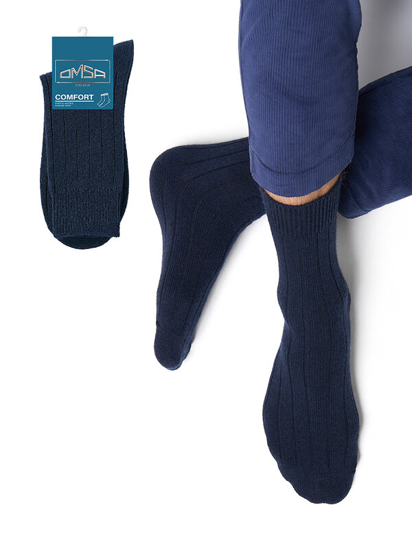 Omsa Носки 604483 OMSA COMFORT 306, WO+PC Blu Scuro (Синий)