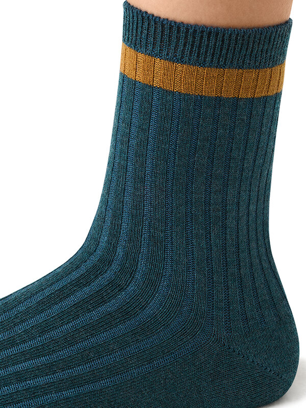Omsa Носки 604493 OMSA COMFORT 355, WO+PC Oceania (Синий)