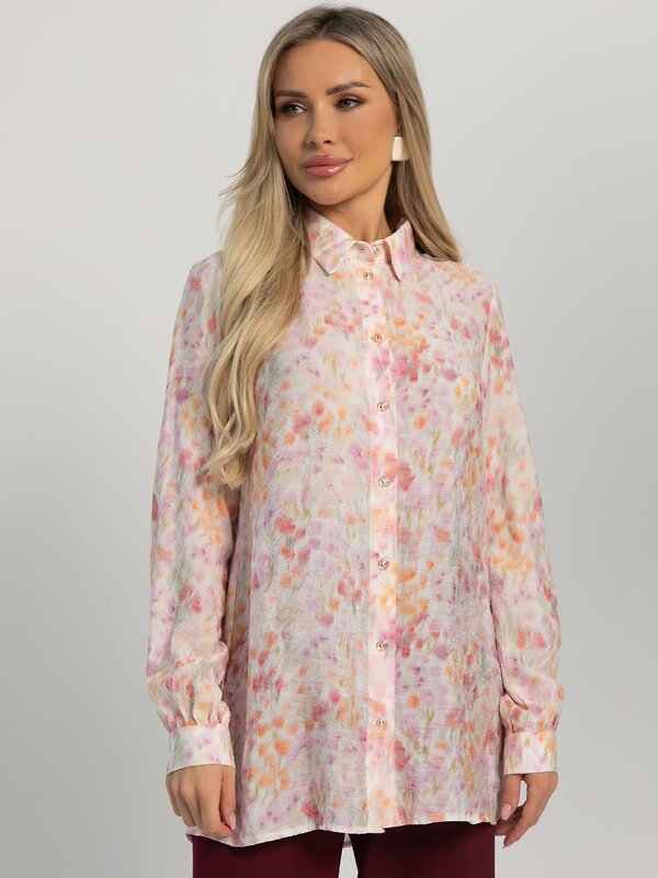 LT Collection Блуза 604636 Б16186-30М Розовый