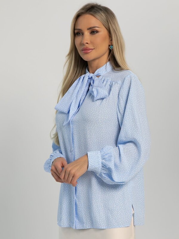 LT Collection Блуза 604639 Б16188-30М Голубой