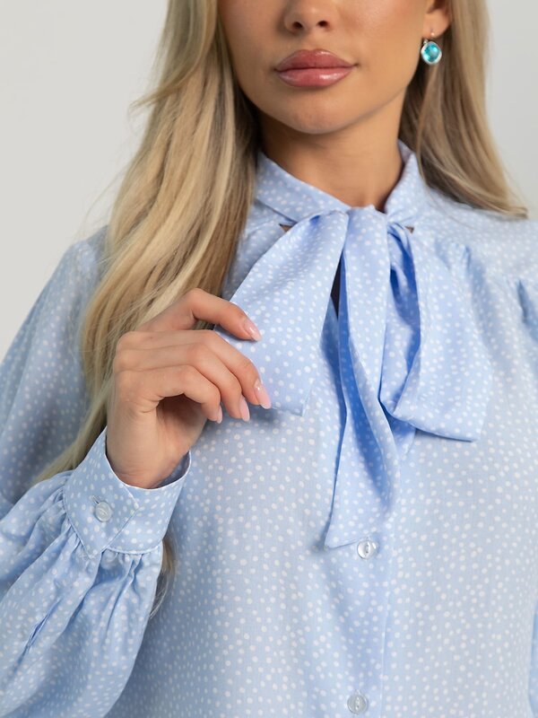 LT Collection Блуза 604639 Б16188-30М Голубой