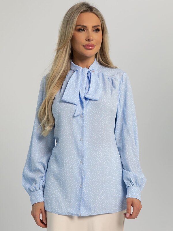 LT Collection Блуза 604639 Б16188-30М Голубой