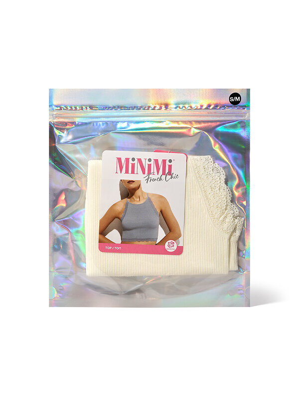 Minimi Топ 604733 Mi 1221S French Chic Майка "Топ" (топ на тонких бретелях без вкладышей), PA Cioccolata (Коричневый)