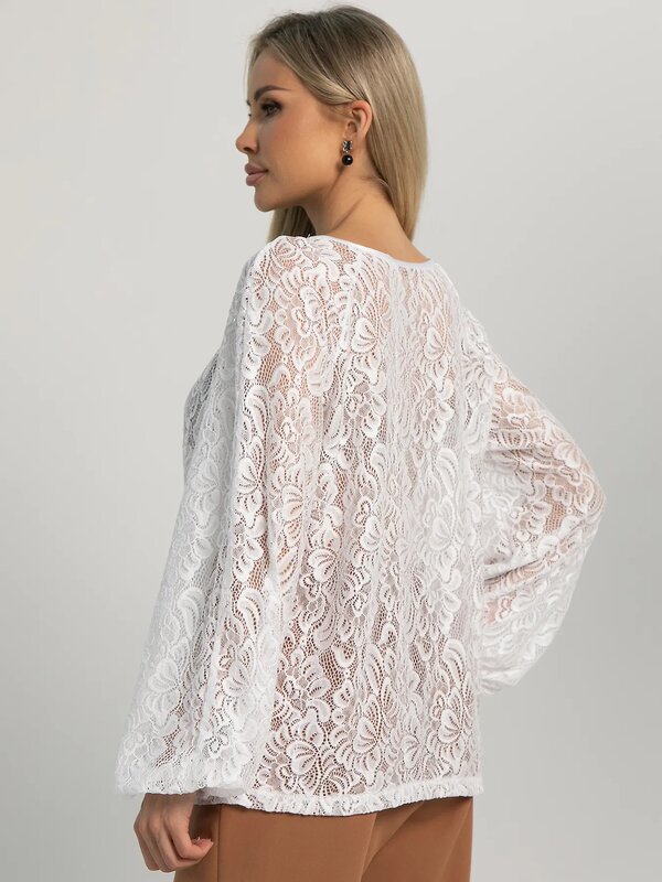 LT Collection Блуза 604898 Б16192-10М Белый