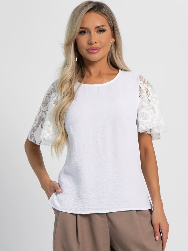 LT Collection Блуза 604901 Б16204-48М Белый
