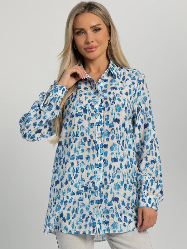LT Collection Блуза 604903 Б16207-30М Голубой