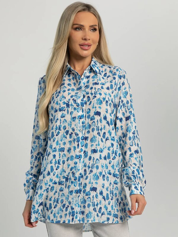 LT Collection Блуза 604903 Б16207-30М Голубой