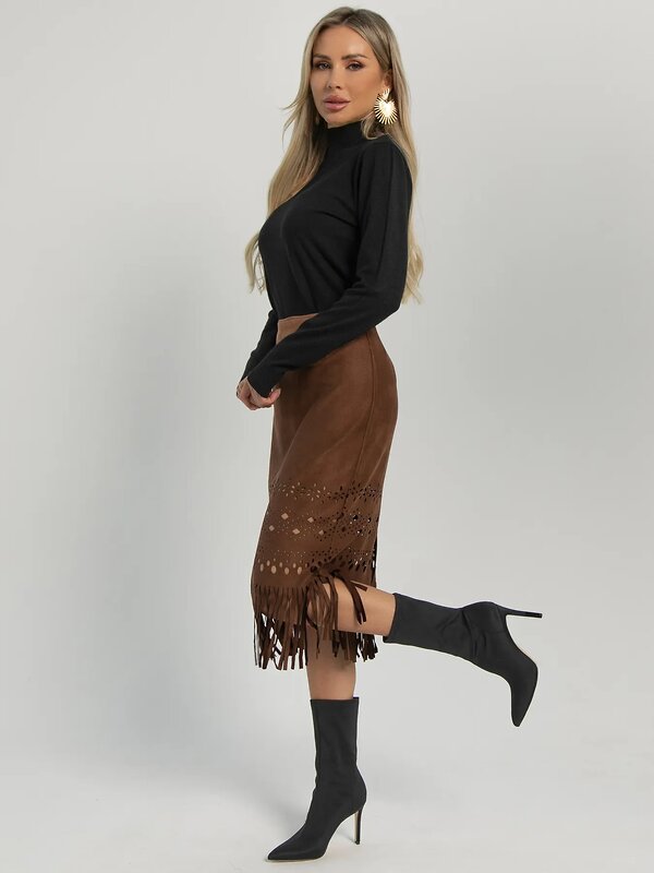 LT Collection Юбка 604906 Ю16225-10М Коричневый