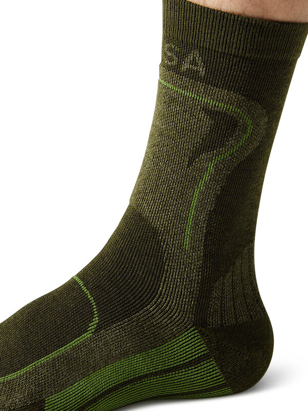 Omsa Носки 605030 OMSA THERMO 902, PL+CO Militari (Зеленый)