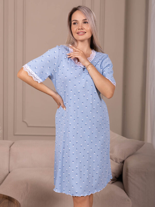 Текс-плюс Сорочка 605036 НФ-00249992 Голубой