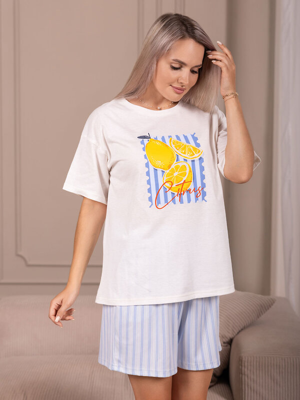 Текс-плюс Костюм 605037 00-00249398 Голубой,экрю