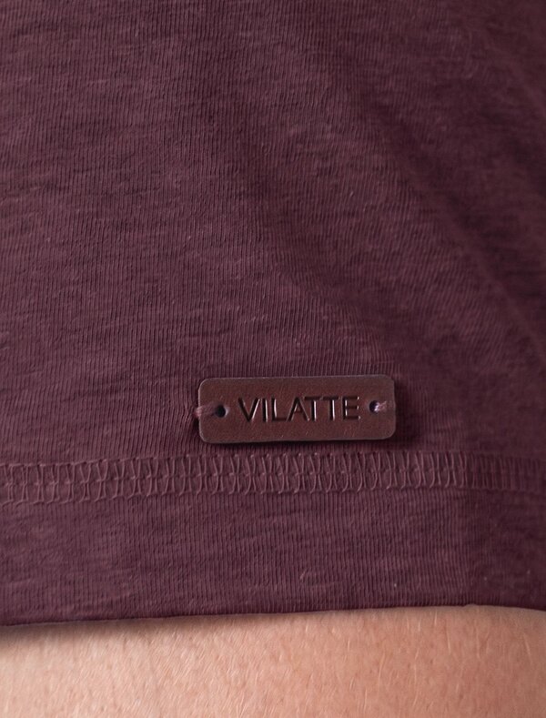 VILATTE Футболка 605236 U49.009 бургунди