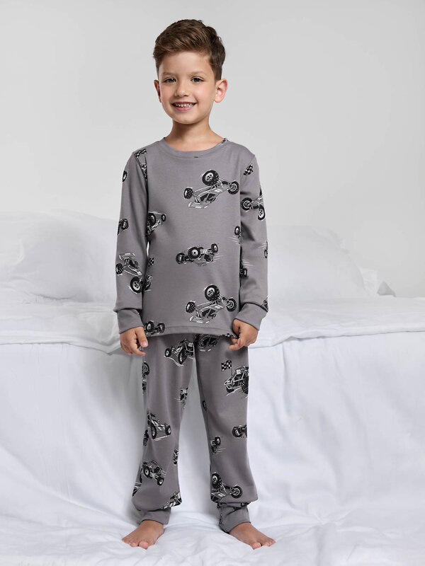 CROCKID Пижама 605344 К 1552 серый
