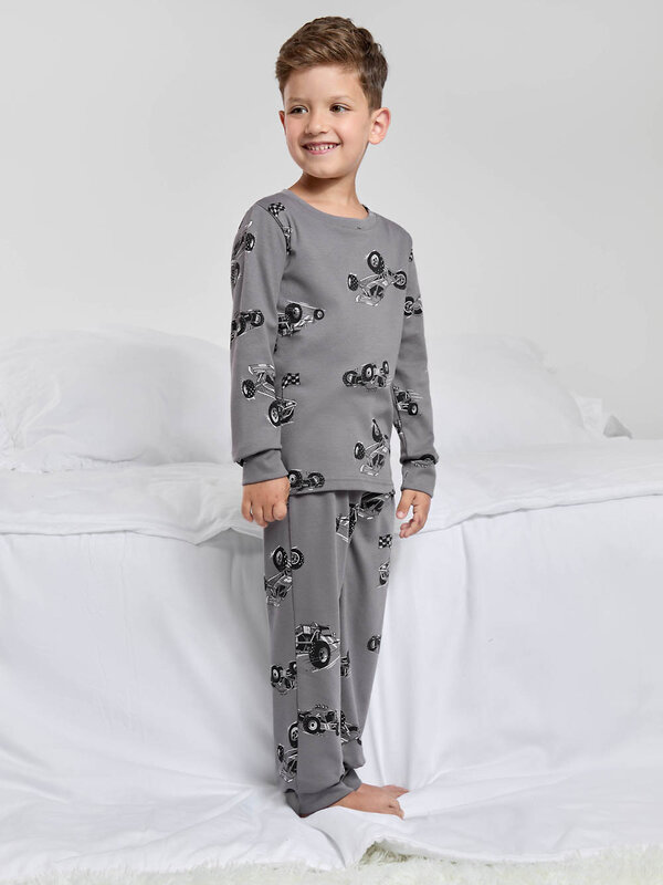CROCKID Пижама 605344 К 1552 серый