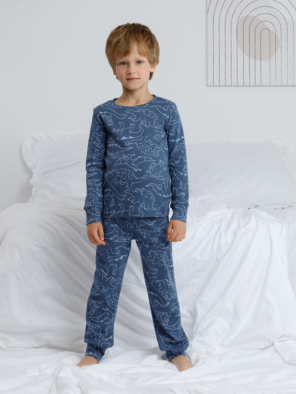 CROCKID Пижама 605346 К 1552 синий