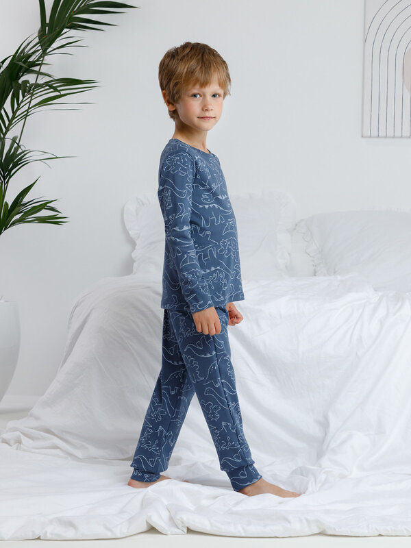 CROCKID Пижама 605346 К 1552 синий