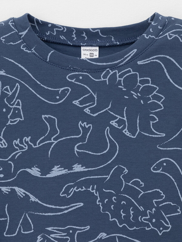 CROCKID Пижама 605346 К 1552 синий