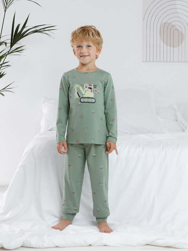 CROCKID Пижама 605354 К 1637 оливковый