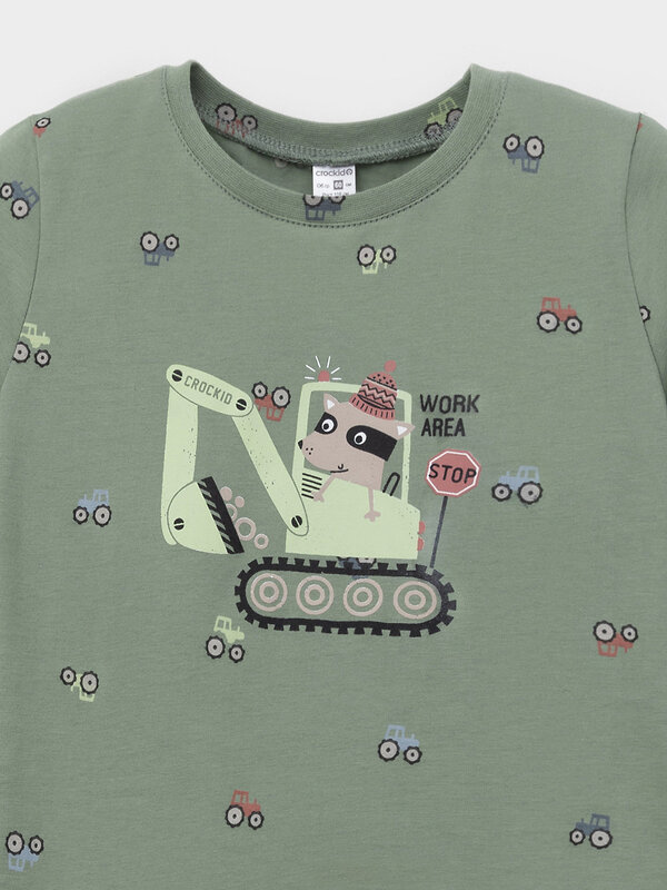CROCKID Пижама 605354 К 1637 оливковый