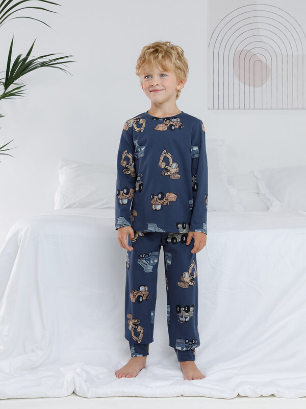 CROCKID Пижама 605355 К 1561 синий