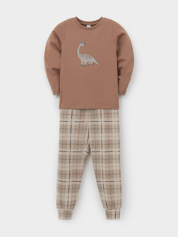 CROCKID Пижама 605359 К 1606 шоколадный