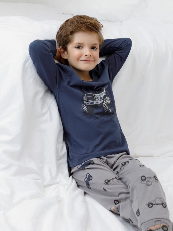 CROCKID Пижама 605360 К 1606 синий