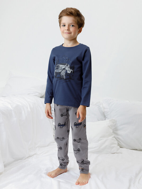 CROCKID Пижама 605360 К 1606 синий
