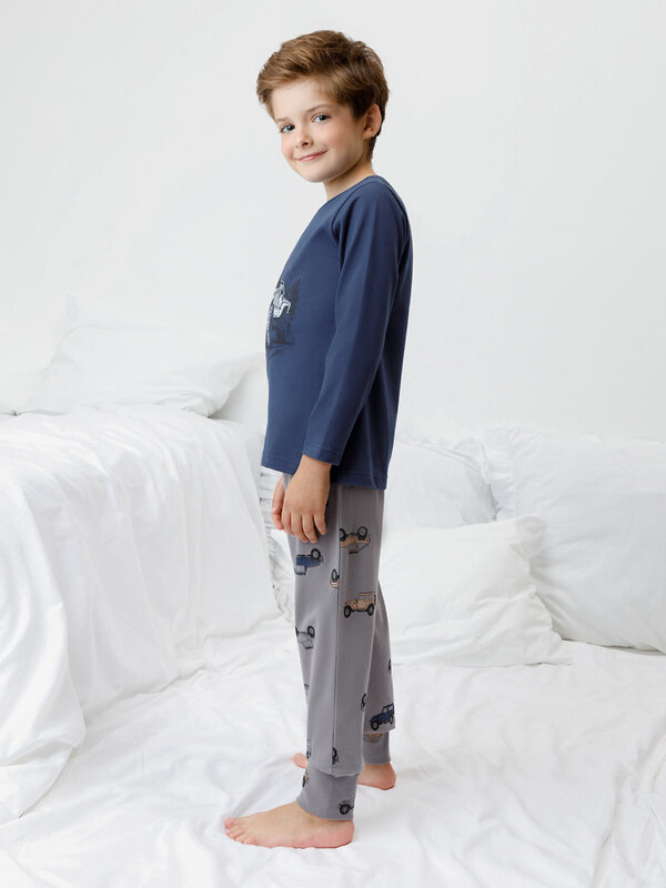 CROCKID Пижама 605360 К 1606 синий