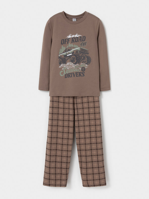 CROCKID Пижама 605362 К 1600 коричневый