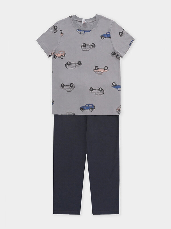 CROCKID Пижама 605369 К 1599 серый