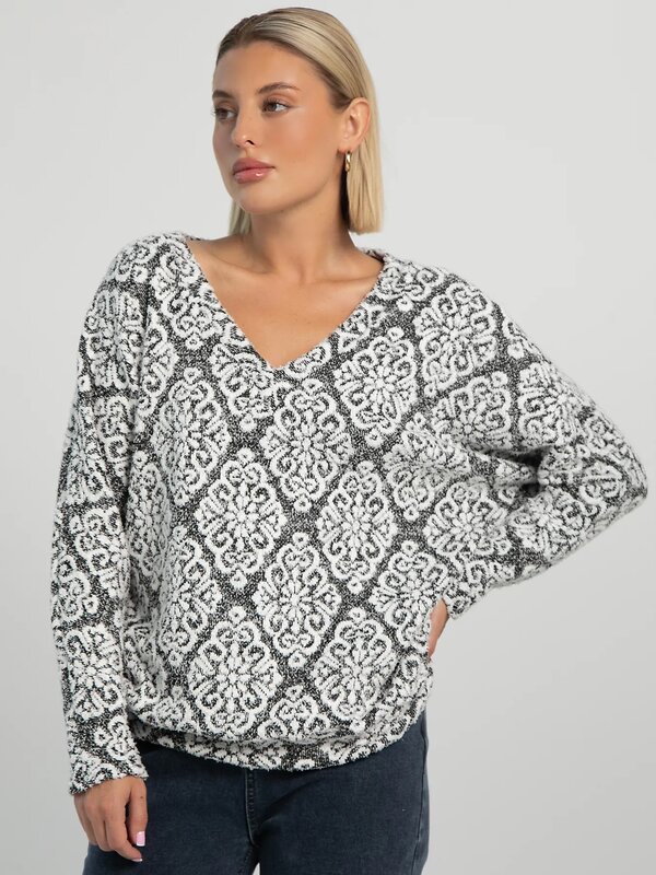LT Collection Блуза 605550 Б16219-45М Серый