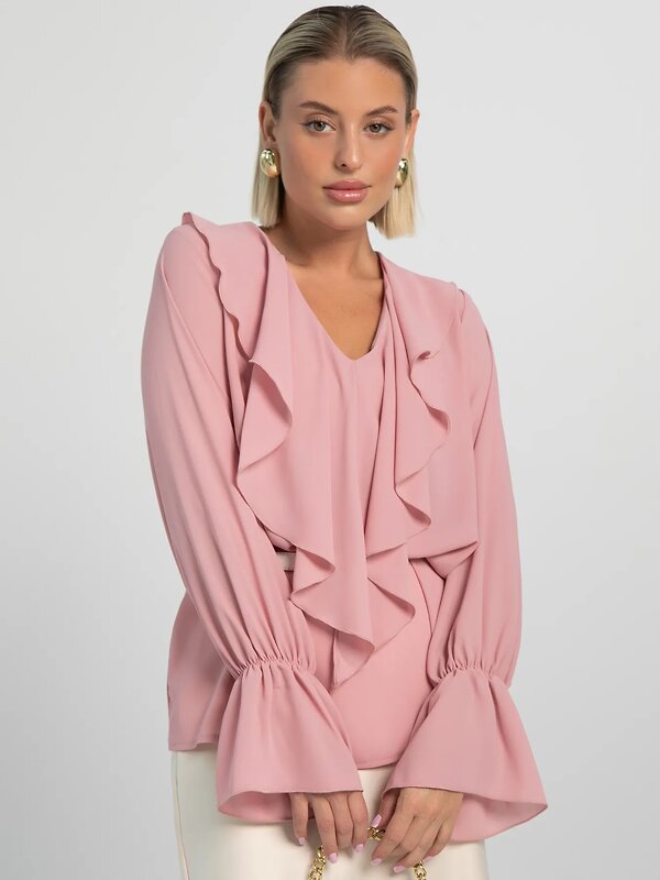LT Collection Блуза 605562 Б16233-8М Розовый