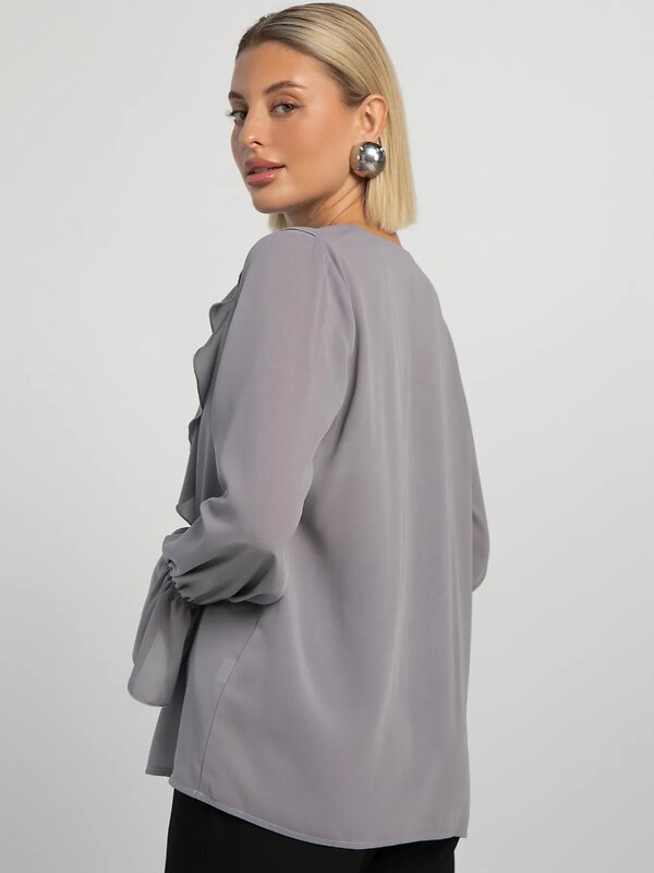 LT Collection Блуза 605566 Б16234-8М Серый