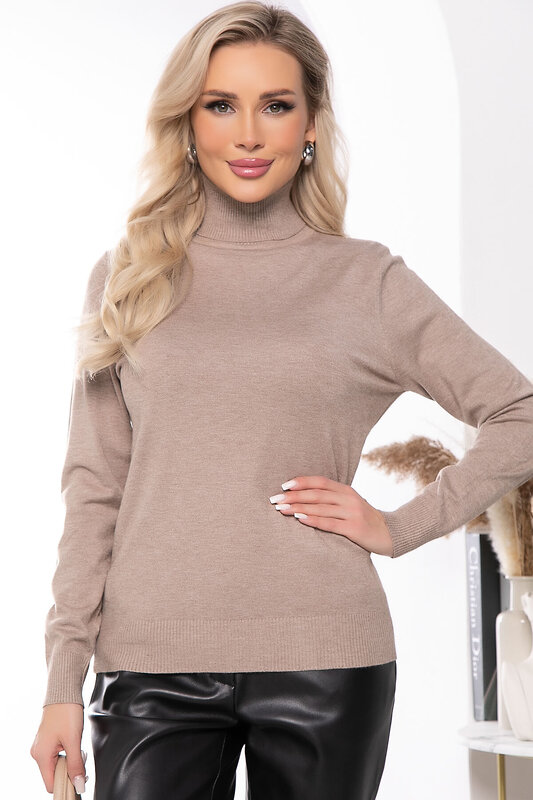 LT Collection Водолазка 605707 Б14648-20М Коричневый