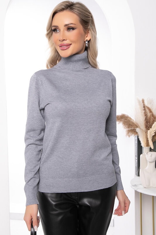 LT Collection Водолазка 605708 Б14525-20М Серый