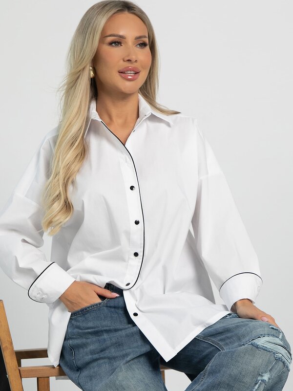 LT Collection Рубашка 605720 Б16253-1М Белый