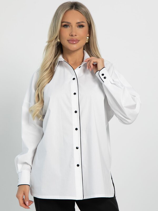LT Collection Рубашка 605720 Б16253-1М Белый
