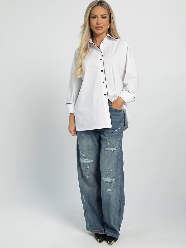 LT Collection Рубашка 605720 Б16253-1М Белый